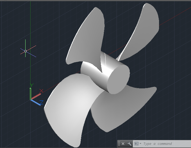 G102420-在 AutoCAD 中的排风扇=电风扇